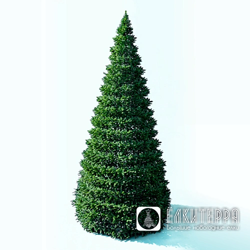 Уральская уличная искусственная ёлка высотой 4 метра